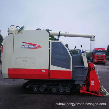 high quality agriculture harvester machine rice cutter machine luckystar half-feed rice combine harvester